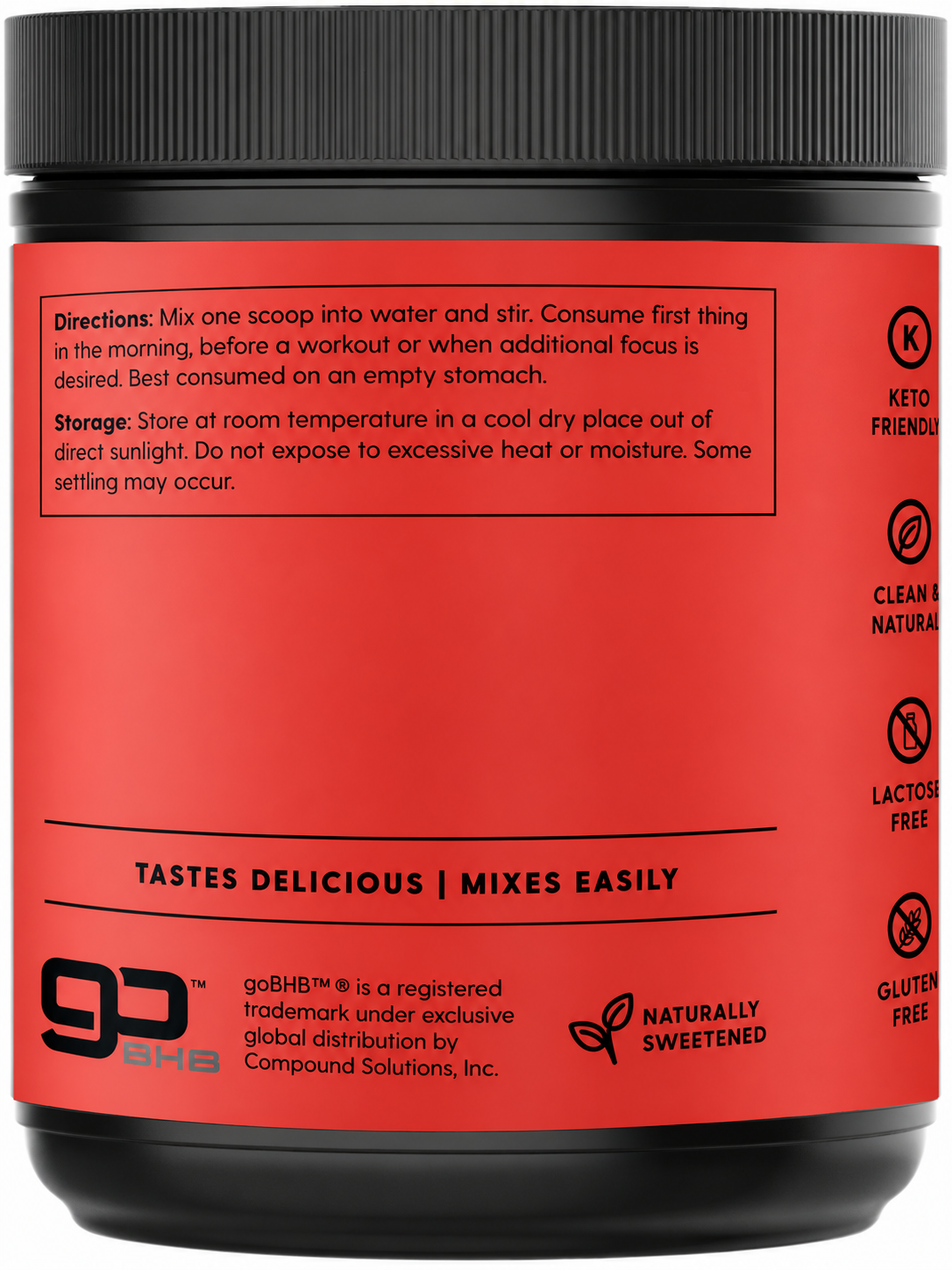 KETAO Keto Activate BHB Powder Peach Mango Energy Focus Prebiotic VEGAN 225g