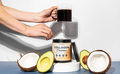 Collagen Creamer  Hydrolysed Bovine Peptides + MCTs from Coconut, Avocado & Grass-Fed Butter | Keto Collagen Powder for Coffee, Skin, Joints & Gut