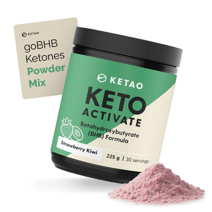 Keto Activate - Exogenous Ketones  Exogenous Ketones + Yerba Mate   Vegan Keto BHB Powder for Focus, Energy & Craving Control   Low Carb