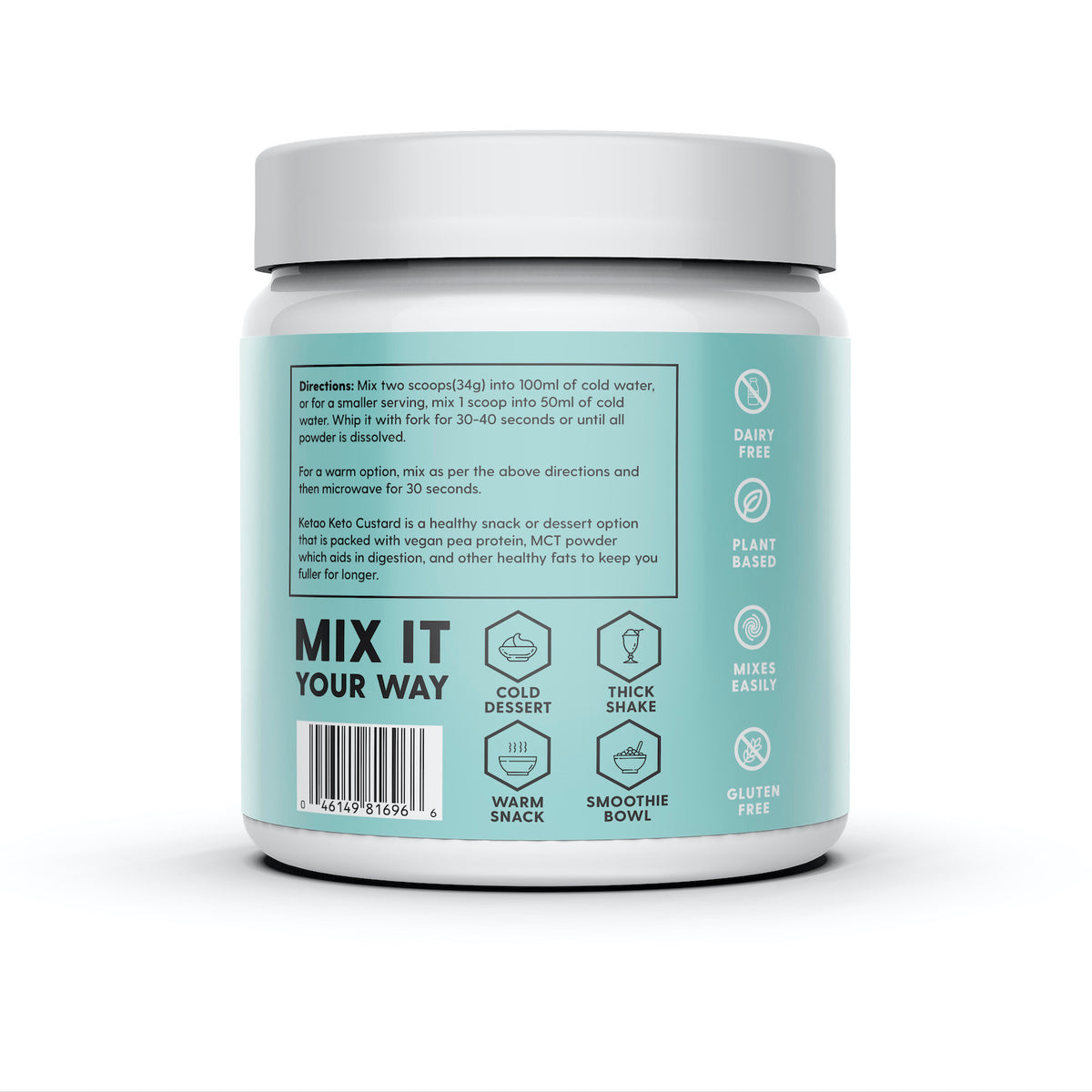 Keto Custard - Keto Vegan Dessert